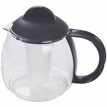 Glass Water Pot, 1200ml Capacity, Microwave Available