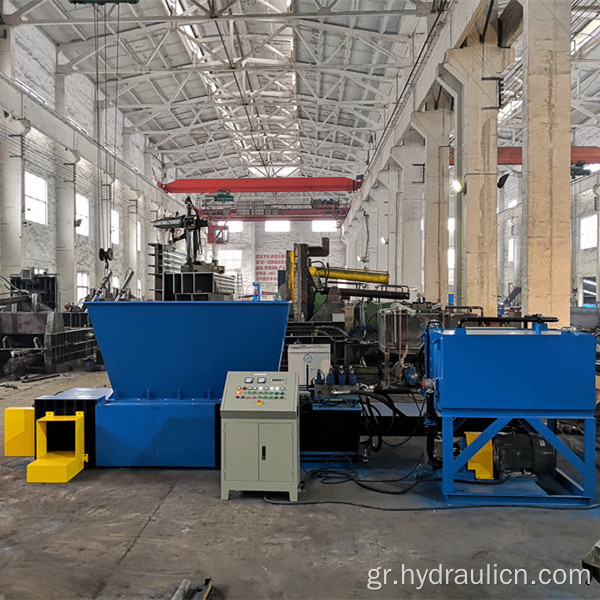 Hot-sale Hopper Type Automatic Waste Aluminium Cans Baler