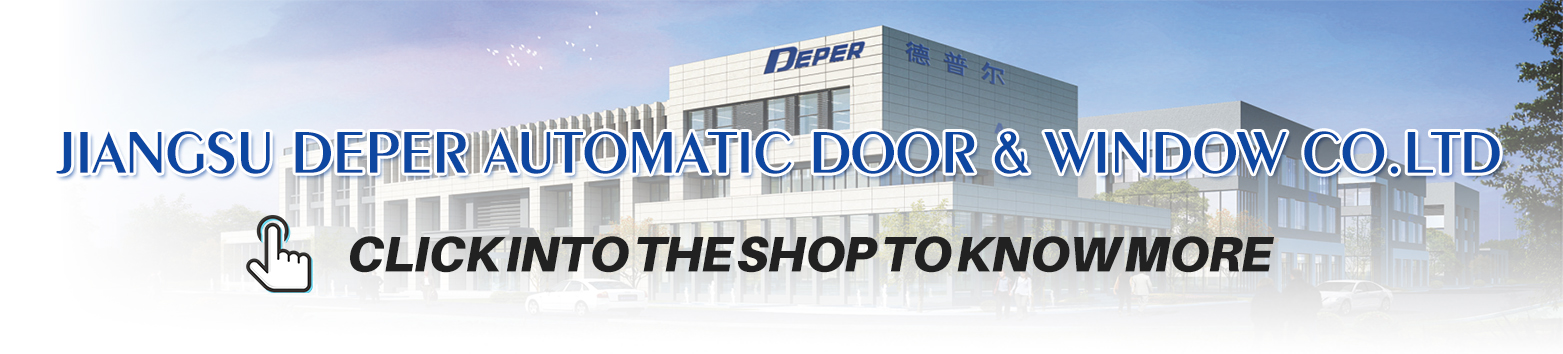 DBS50 Overlapping Sensor Door Telescopic Automatic Glass Sliding Door