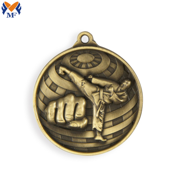 Metal customized make engraving katate medal
