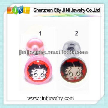 betty boop tongue rings