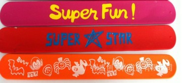 Funny Silicone Slap Bracelet with Animal Print