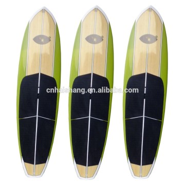 Epoxy bamboo venner stand up paddle board yoga board bamboo paddle board