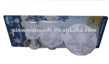 snowflake cutters bakery tools