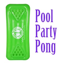 flotador de piscina inflable de cerveza pong