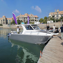 China 7.9m Aluminum Sea Cruiser Catamaran Rowing Boats for Sale