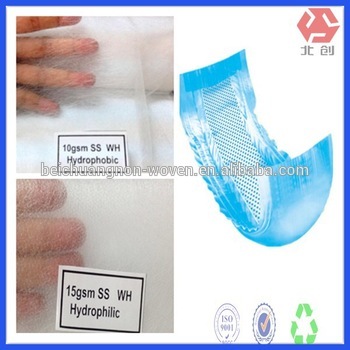 polypropylene woven fabric disposable adult baby diapers