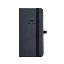 PU Hardcover weekly planner notebook with elastic band