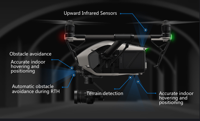 DJI Drone Inspire 2 with 5.2K camera X5S Camera
