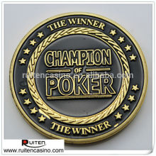 Champion of Poker Design Metal Poker Card Guard