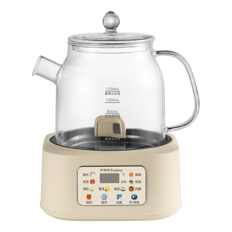 1.2L Full Glass Electric Kettle