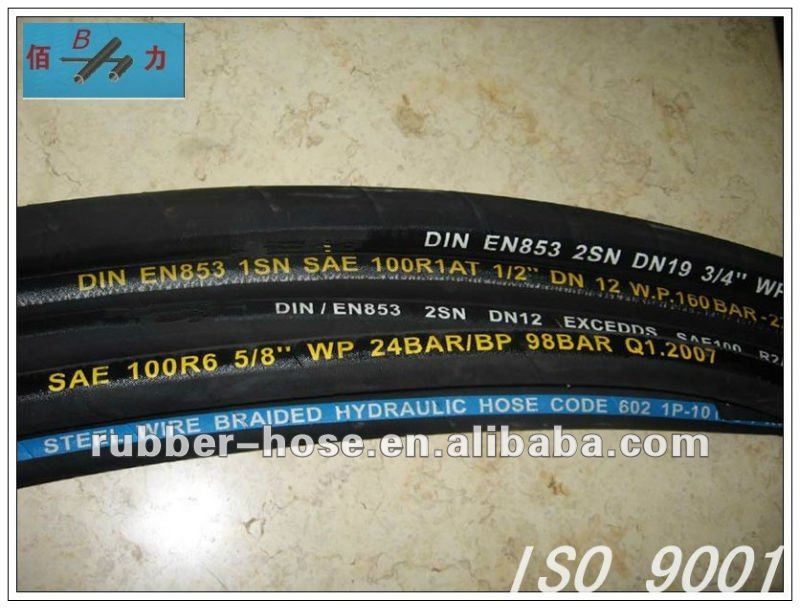 Baili hydraulic rubber hose pipe in hengshui, China