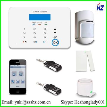 2014 Intelligent home security PSTN GSM Alarm System GSM-X6 