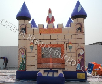 Bouncy Castle Inflatable Toy Wizard (B1107)