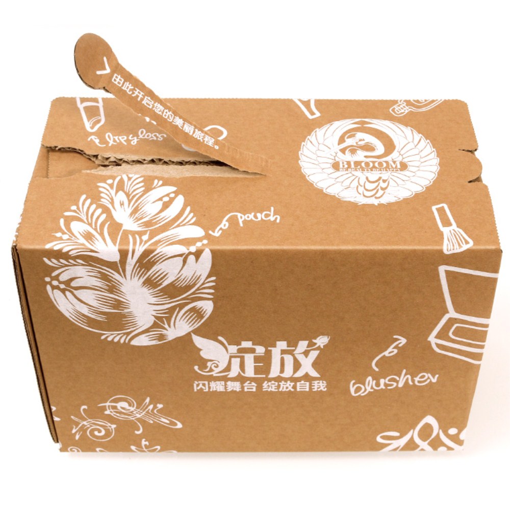 Kraft paper double wall carton box