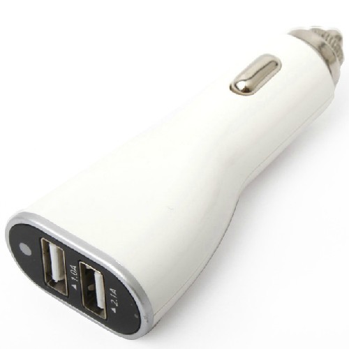 Dual Twin Port2 USB Car Charger for iPad/ iPhone/iPod Adapter