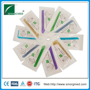 Medical Suture Needle with Surgical Suture Thread