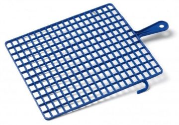 9" plastic paint grid with hook and handle