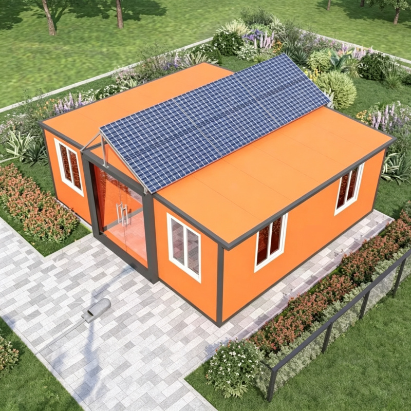 Space-Optimized Folding House with Mobile Design