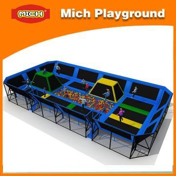 custom made  large size with varies jumpking trampoline