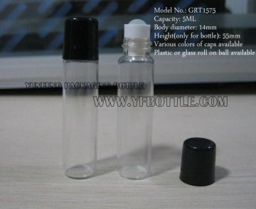 5ml roll on bottle, roller bottle, roller glass perfume bottle
