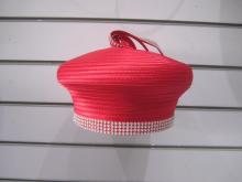 Women's Satin Fabric Formal Pillbox Hats