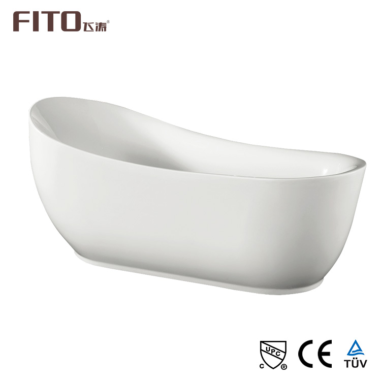 Free Standing Bathroom Acrylic Bathtub Portable Soaking Home Tub