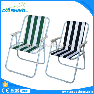 Metal Spring Folding Chair , Folding Leisure Camping Chair Beach chair