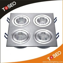 Pure aluminium halogen square downlight