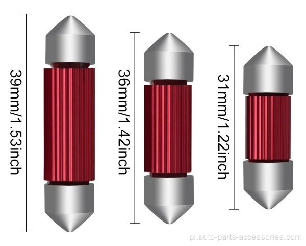 Światła LED Festoon Auto Stylowe światła wewnętrzne