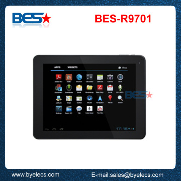 Christmas gift dual core android 9.7 inch android tablet rohs