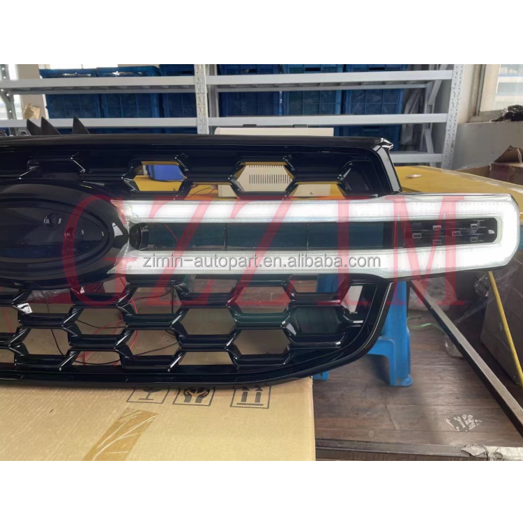 Auto Parts Car Grille ABS Plastic Front Grille For Range r 2022 T9 With LED