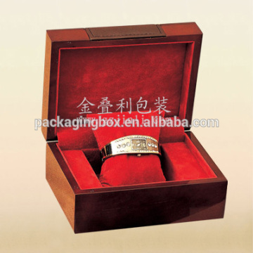 Wooden watch box,insert velvet watch box,singal wooden watch boxes
