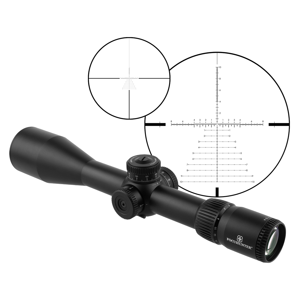 FOCUHUNTER 5-25x56 Riflescope First Focal Plane (FFP) with Stop Zero