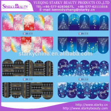 Water Transfer Nail Foil Sticker Christmas Snowman Nail Wraps Holiday Sticker