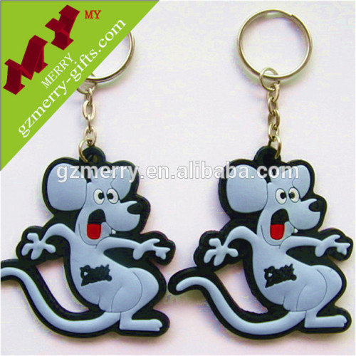 2016 hot sales cheap custom silicon keychain