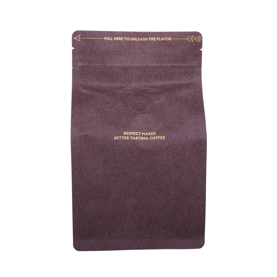 16 Oz Block Bottom Coffee Bag