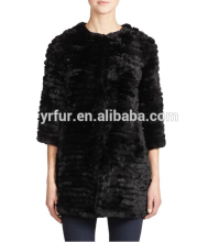 1*2 Knit YR200 Rows of Lush Rabbit Fur Jackets/Wholesale and Retail Fur Jacket