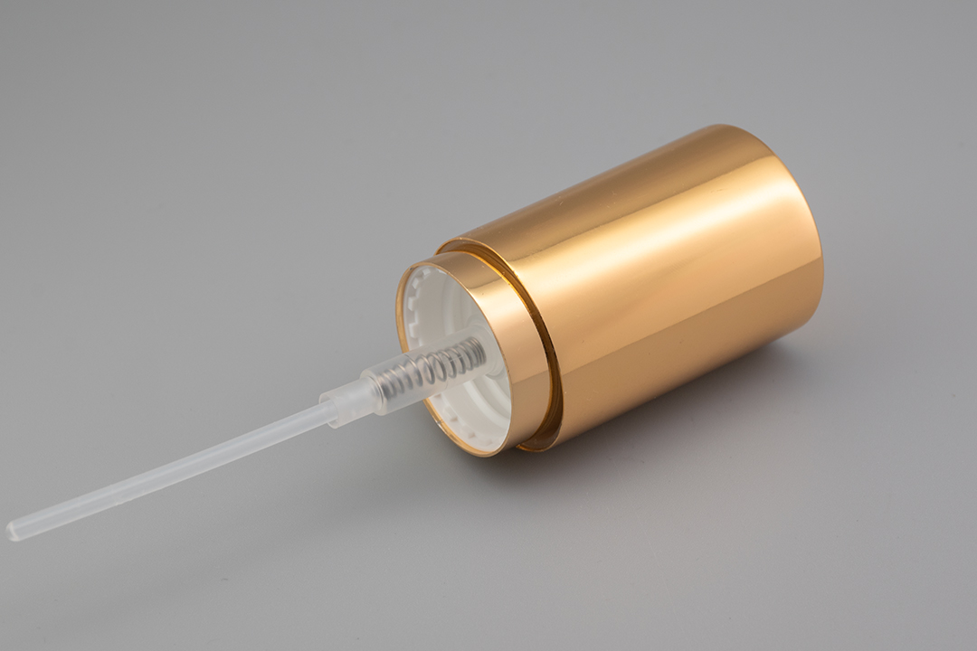 Máy phun sương mịn vỏ nhôm màu vàng sáng 24/410 24/410 Shiny Gold Aluminum Shell Fine Mist Sprayer