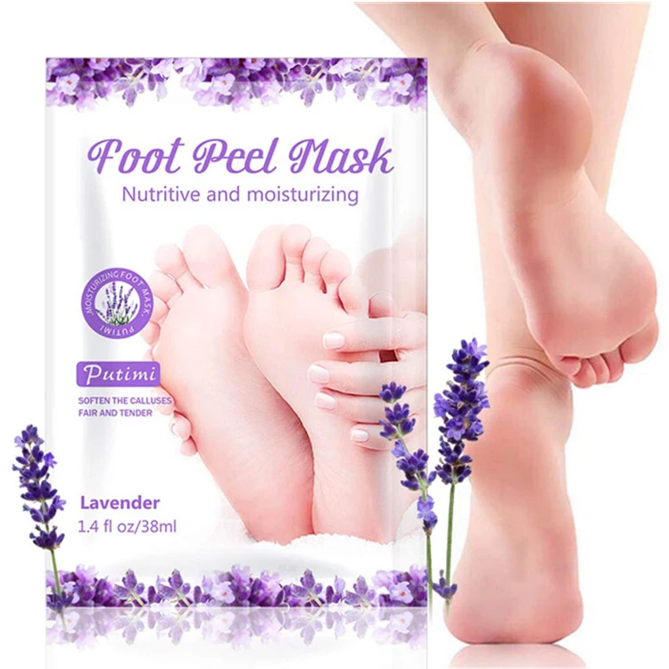 OEM 2 Pairs Exfoliating Best Effective Dead Skin Removing Foot Mask