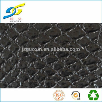 2015 pvc synthetic leather with bag fabric leather for bag