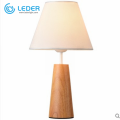 LEDER Retro Drewniana Nowoczesna Lampa