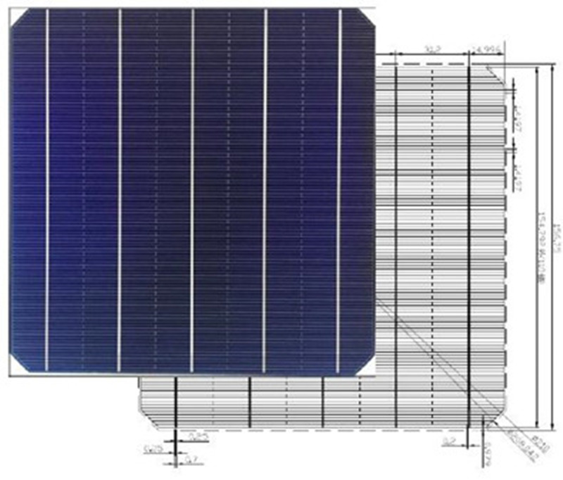 Equipamento portátil de monitoramento de incêndio Célula solar de alta potência