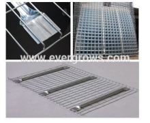 Selective welded wire mesh deck racking/wire mesh decking sheving