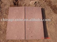 red sandstone floor tile