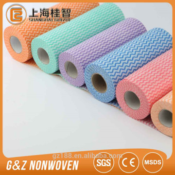 Nonwoven cleaning wieps fabric