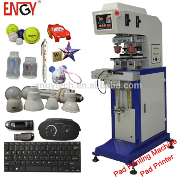 auto 1 color two heads pad printing equipment for sale