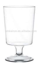 170ml food grade plastic goblet/plastic wine goblet/plastic goblet cups