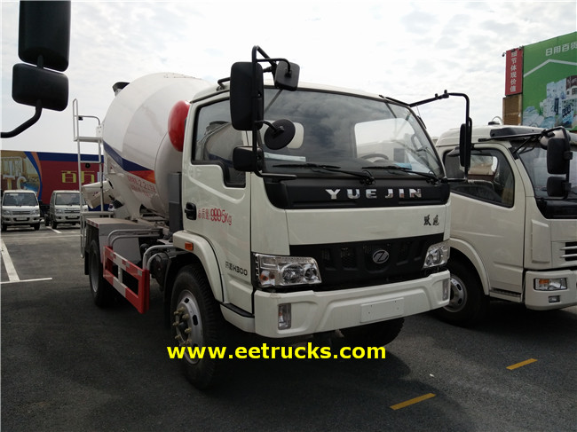 2500L Concrete Mixing Transport Trucks