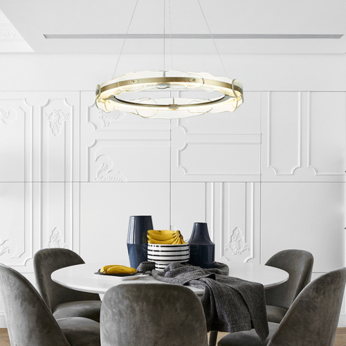 LEDER Girazi Round Crystal Chandelier